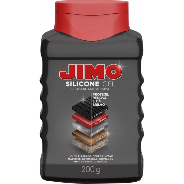JIMO SILICONA CARRO NUEVO GEL X 200 GRAMOS (NEGRO)