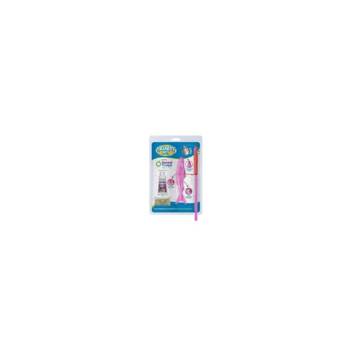 VARITA ROSADA PARA GATO -TRUQYS PETS- CON CATNIP REF.: 2230RS