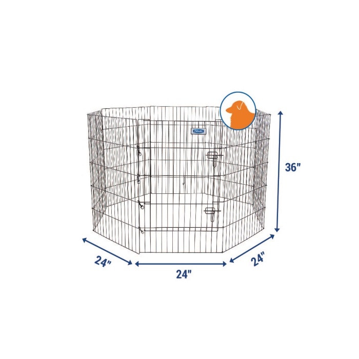 CORRAL PLEGABLE PETMATE PARA PERRO 36X24 REF. 55013