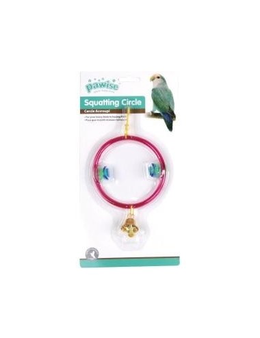 JUGUETE PARA PAJAROS -PAWISE- ARGOLLA CON CAMPANA REF.: 49564