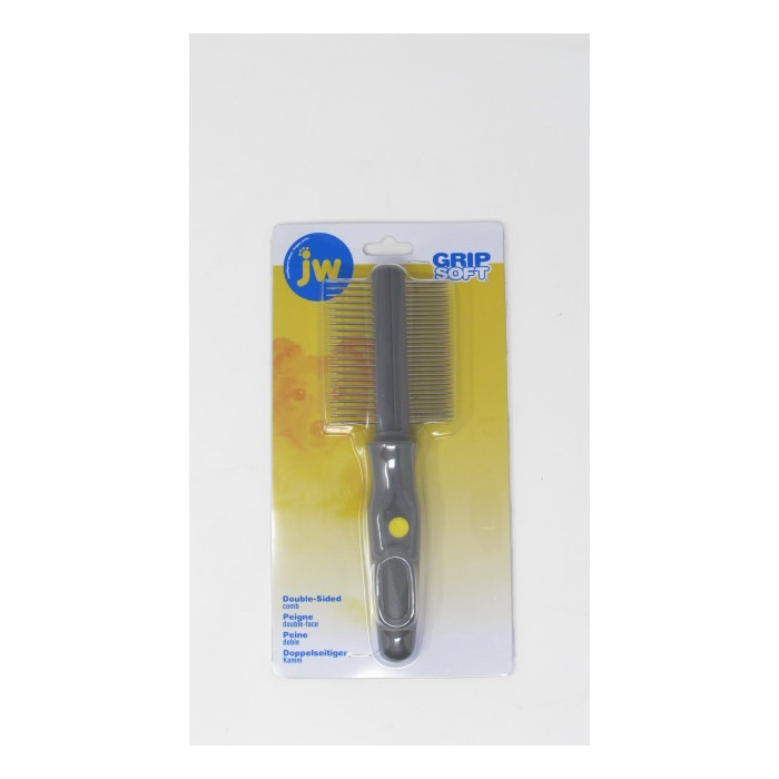 CEPILLO PARA PERRO PETMATE JW GRIPSOFT DOBLE LADO REF. 65030
