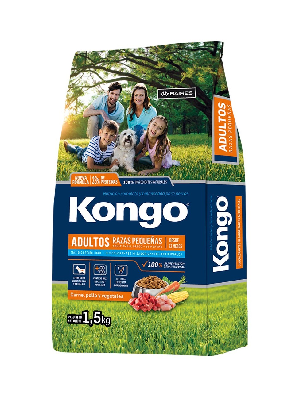 KONGO ADULTO RAZAS PEQUEÑAS X 1,5 KG