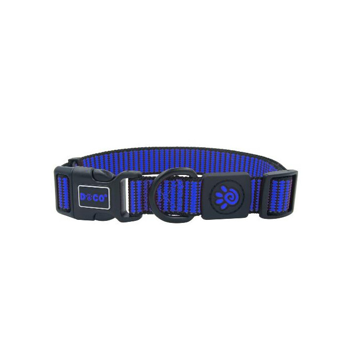 COLLAR DE NYLON DOCO PATTERN -AZUL- L REF DCS008