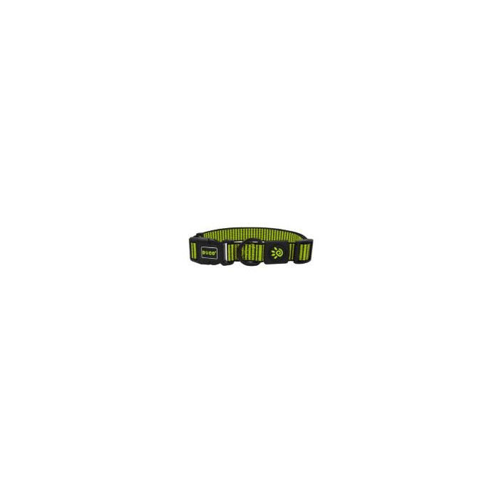 COLLAR DE NYLON DOCO PATTERN -VERDE- M REF DCS008