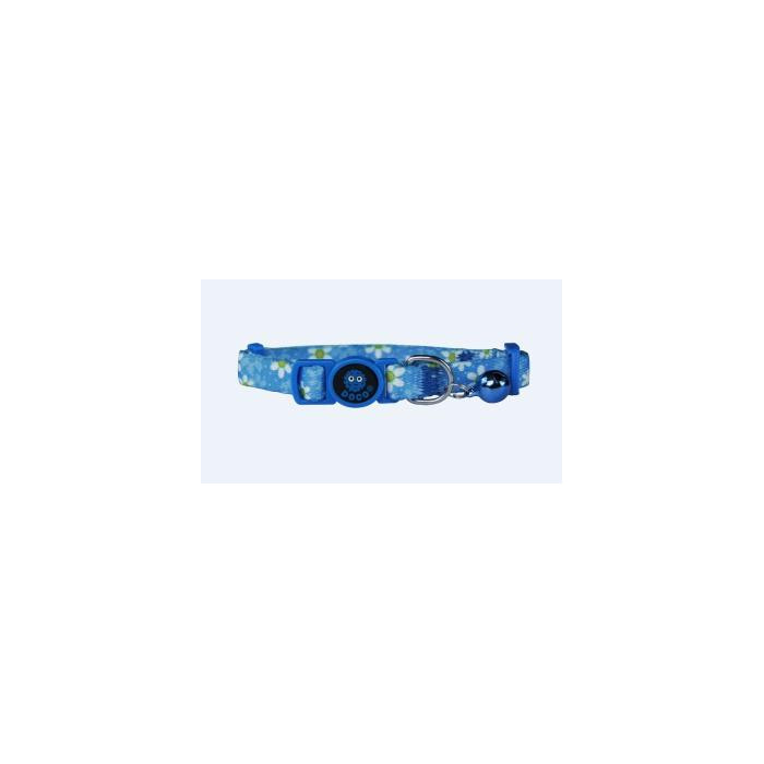 COLLAR DE NYLON P GATO DOCO -ESTAMPADO FLORES- REF DCAT002