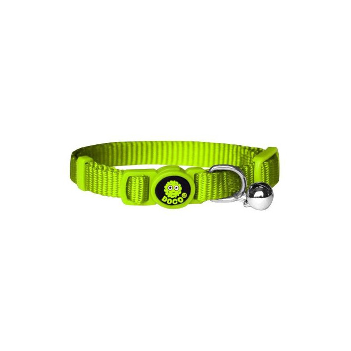 COLLAR DE NYLON P GATO DOCO -FURBALL VERDE- REF DCAT001
