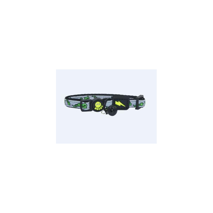COLLAR DE NYLON P GATO DOCO REFLECTIVO -VERDE-