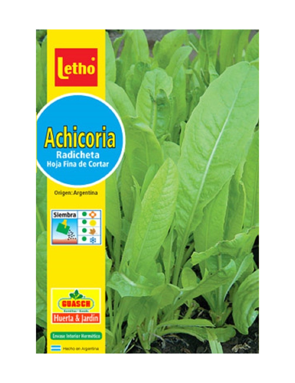 LETHO ACHICORIA RADICHETA X 10 GRAMOS