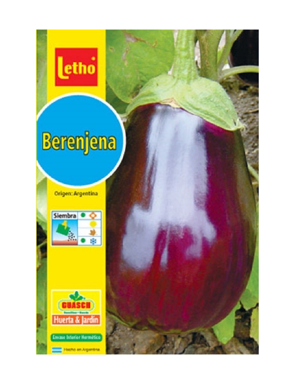 LETHO BERENJENA BLACK BEAUTY X 1 GRAMOS