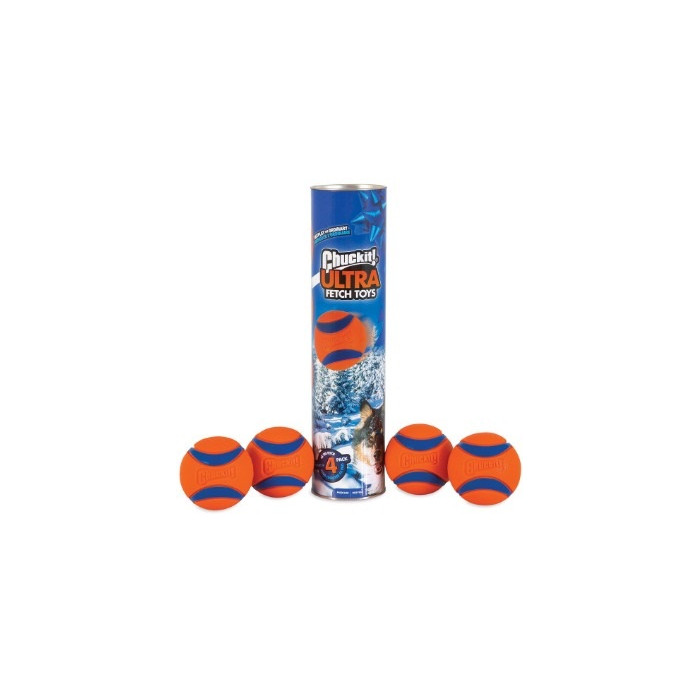 PELOTA PETMATE ULTRA BALL MEDIANO X 4 UNIDADES REF. 50931