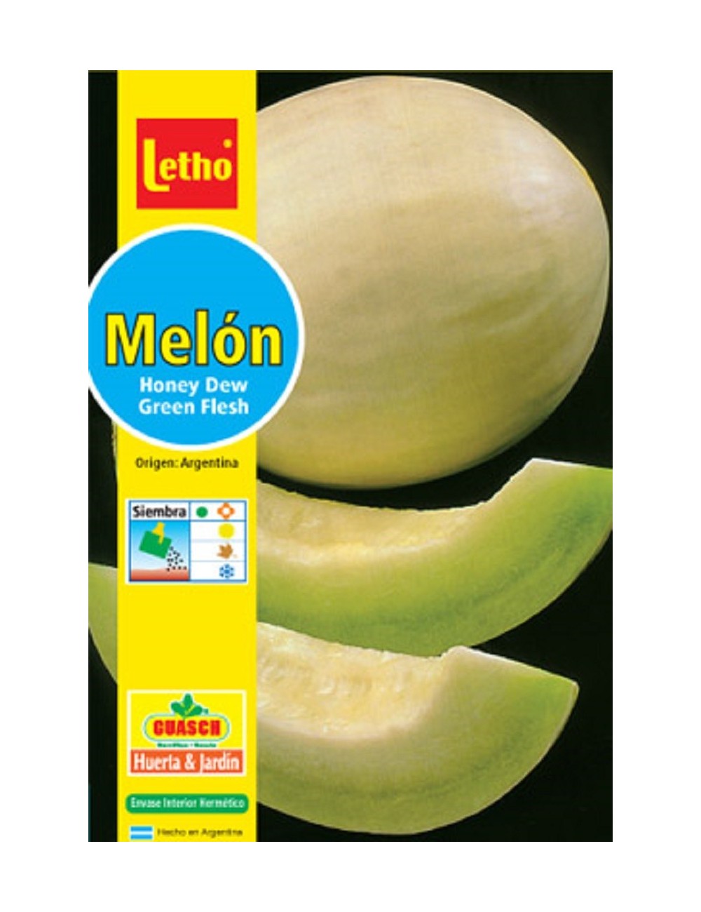 LETHO MELÓN HONEY DEW GREEN FLESH X 6 GRAMOS