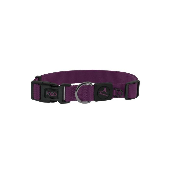COLLAR DE NYLON DOCO SIGNATURE -LILA- XS REF DCSN002
