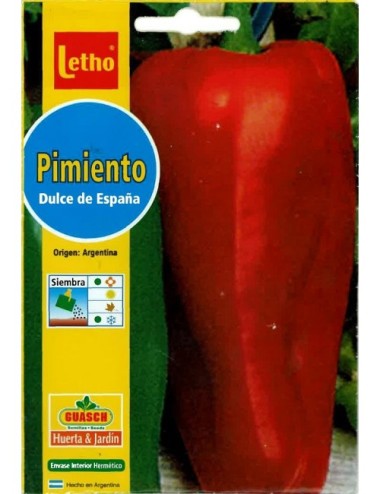 LETHO PIMIENTO DULCE DE ESPAÑA X 1 GRAMO