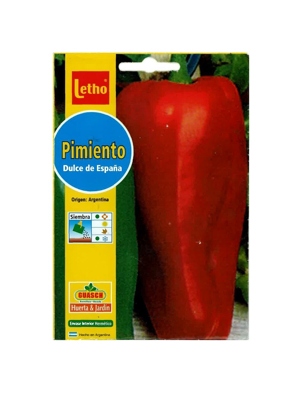 LETHO PIMIENTO DULCE DE ESPAÑA X 1 GRAMO