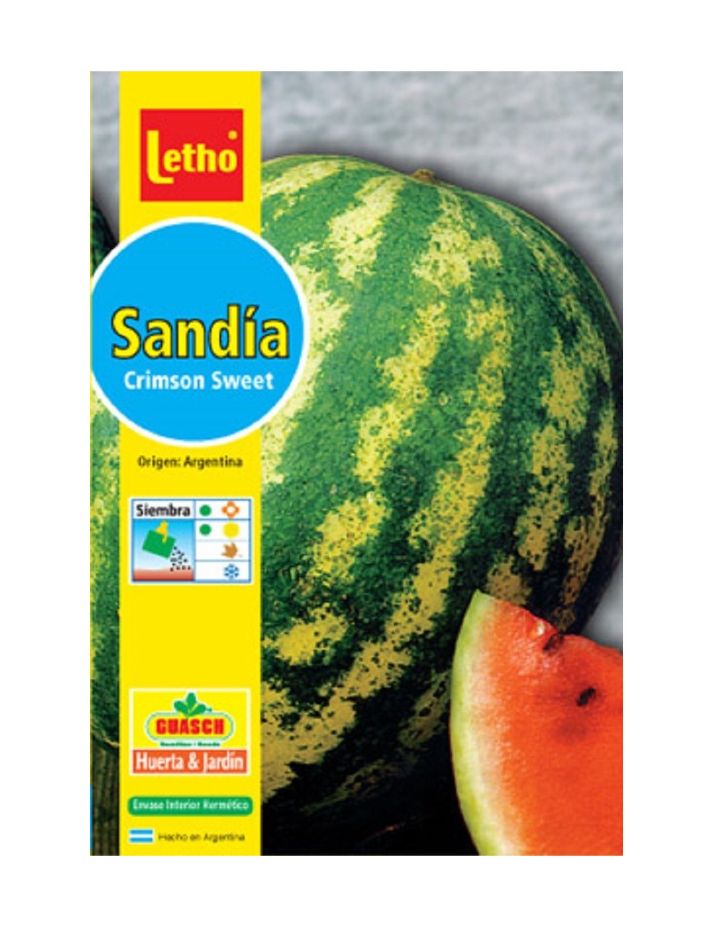 LETHO SANDIA CRIMSON SWEET X 5 GRAMOS