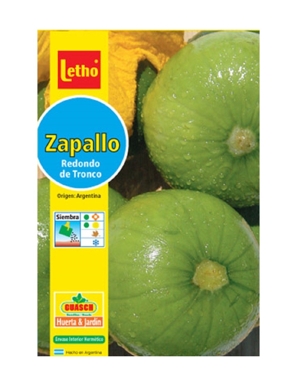 LETHO ZAPALLITO REDONDO DE TRONCO PILAR X 8 GRAMOS
