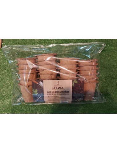 MACETAS BIODEGRADABLE X 25 UNIDADES DE 6 (D) X 7 (H)