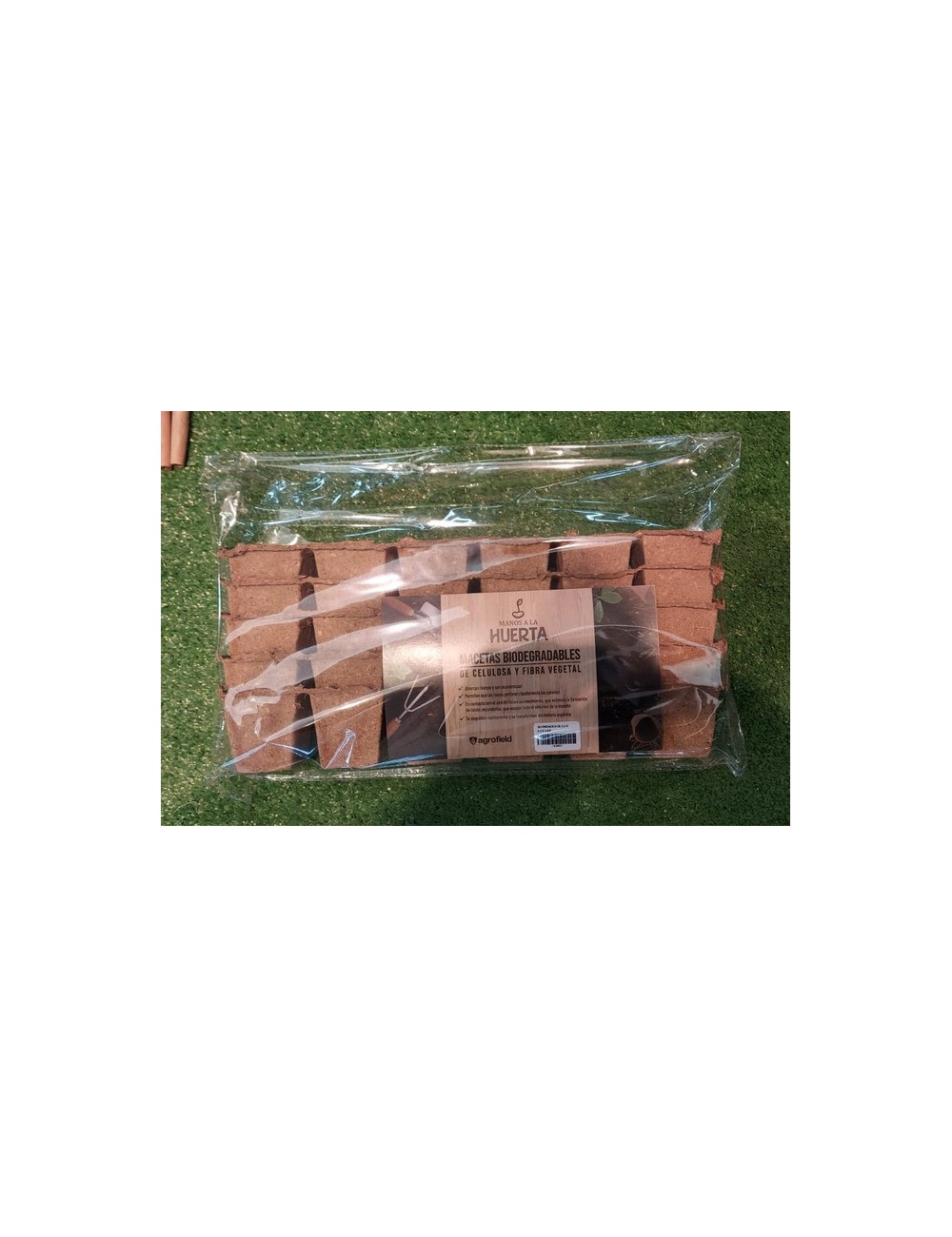 MACETAS BIODEGRADABLE X 30 UNIDADES DE 4,5 X 4,5 X 5 (H)