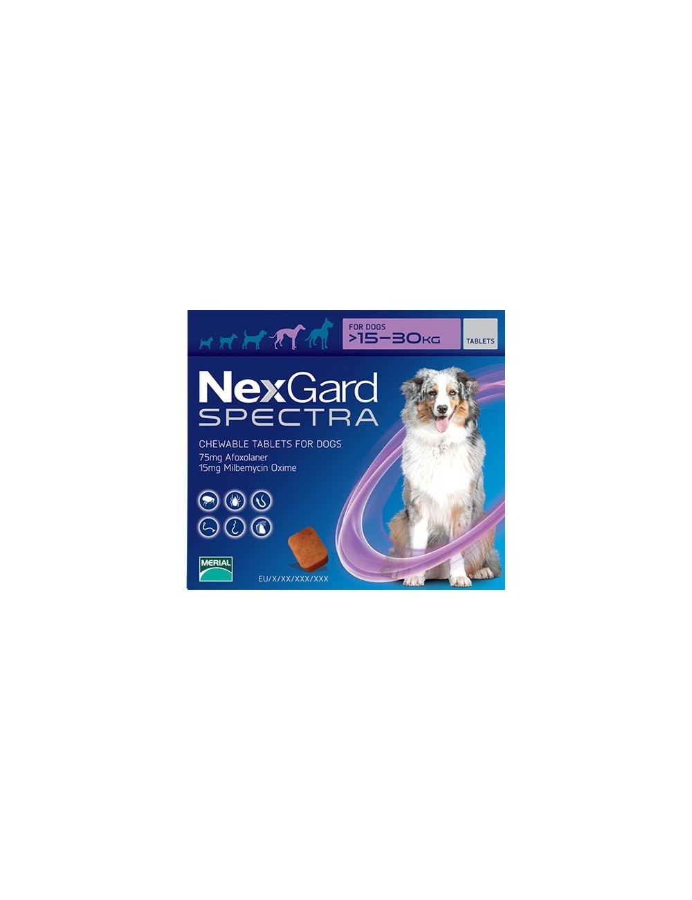NEXGARD SPECTRA (15,1 A 30 KG.)