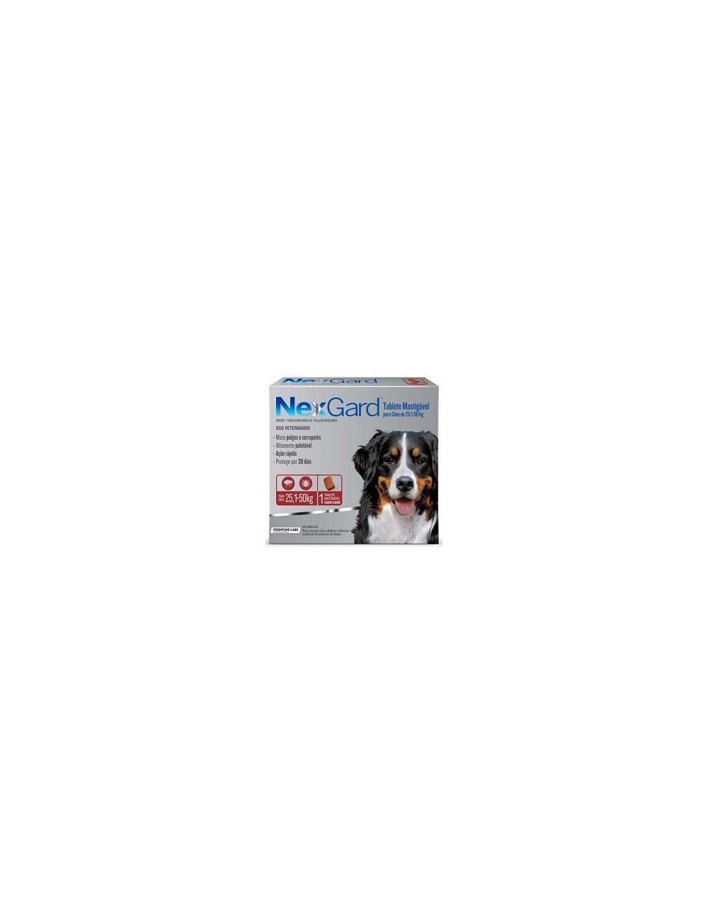 NEXGARD (25 A 50 KG.) TABLETAS CONTRA PULGAS Y GARRAPATAS P/ PERROS