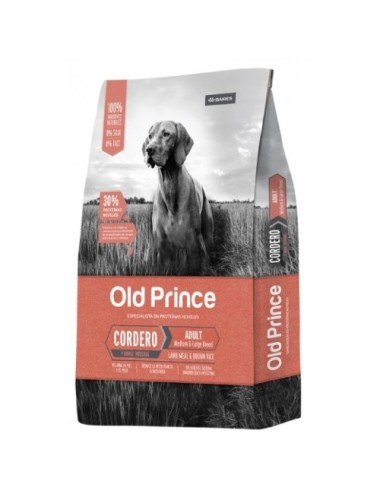 OLD PRINCE CORDERO Y ARROZ ADULTOS MEDIUM & LARGE X 3 KG