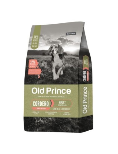 OLD PRINCE CORDERO Y ARROZ ADULTOS SMALL X 15KG.