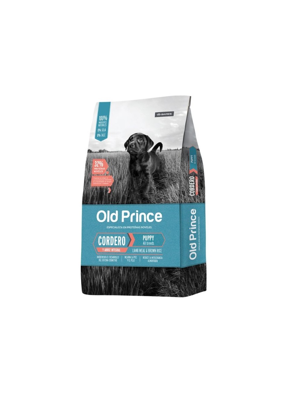 OLD PRINCE CORDERO Y ARROZ CACHORRO X 15KG.