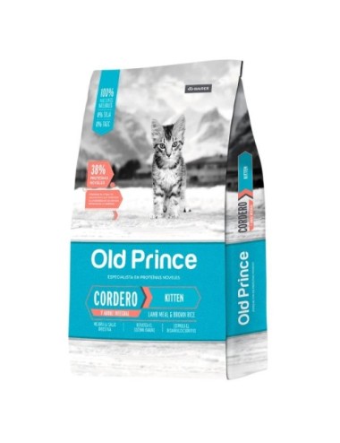 OLD PRINCE CORDERO Y ARROZ GATO KITTEN X 1KG.