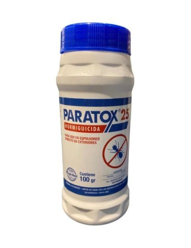 PARATOX 25 TALQUERA X 100 GRAMOS