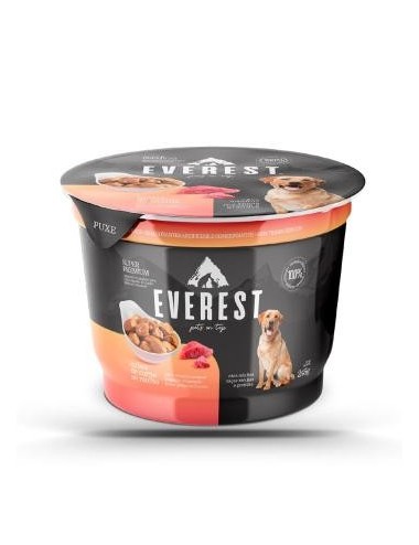 PATE EVEREST PERRO ADULTO RAZ MED Y GR 100G