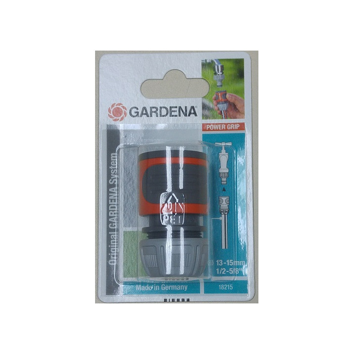 ACOPLE RAPIDO -GARDENA- 18215-20 12 SIN STOP (BLISTER)