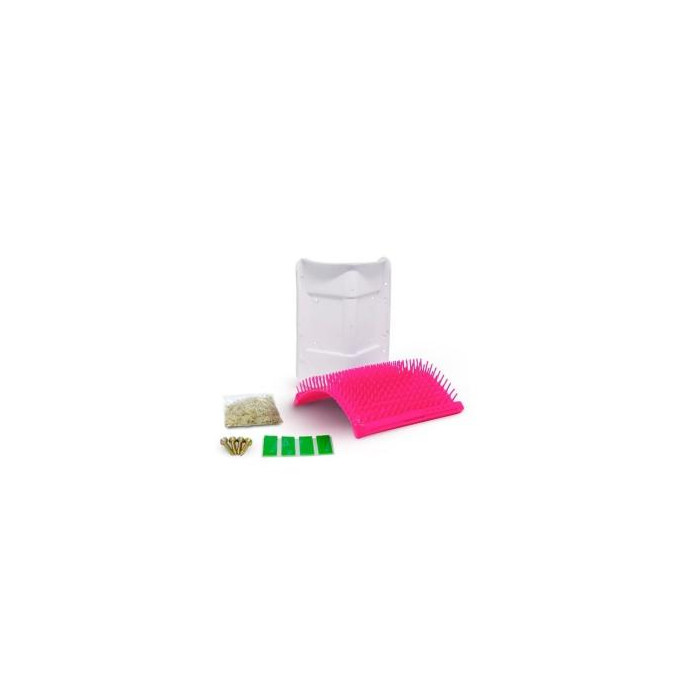 MASAJEADOR PARA GATO -TRUQYS PETS- ROSADO CON CATNIP REF.: 2040RS