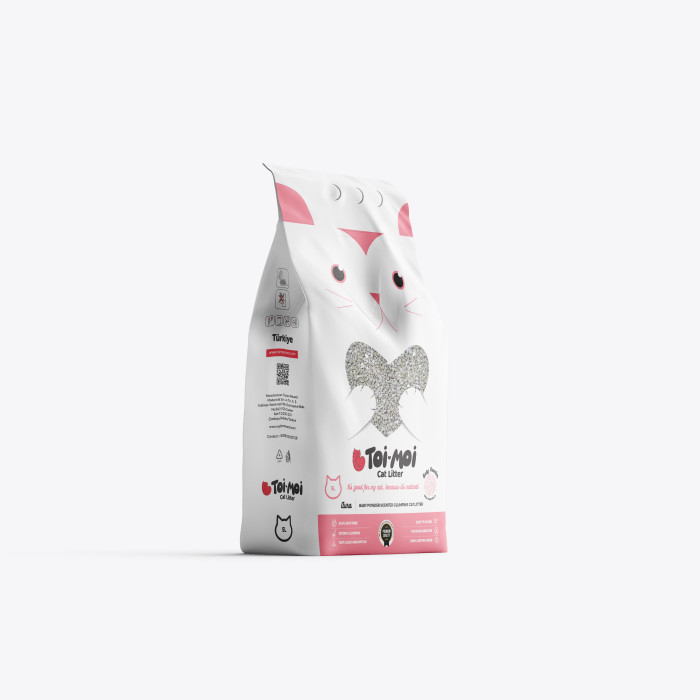 ARENA AURA -TOI MOI- BABY POWDER CLUMPING CAT LITTER X 5 LITROS