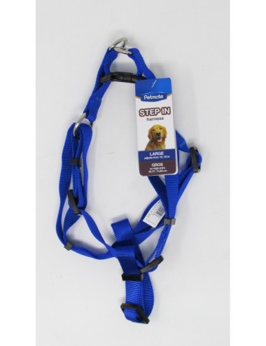 PECHERA PETMATE NYLON AJUST. AZUL GRANDE REF. 11254