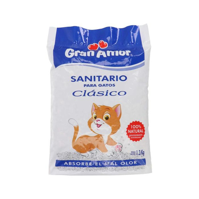 SANITARIO PARA GATOS -GRAN AMOR- REF. 6301 X 1.3 KILO***