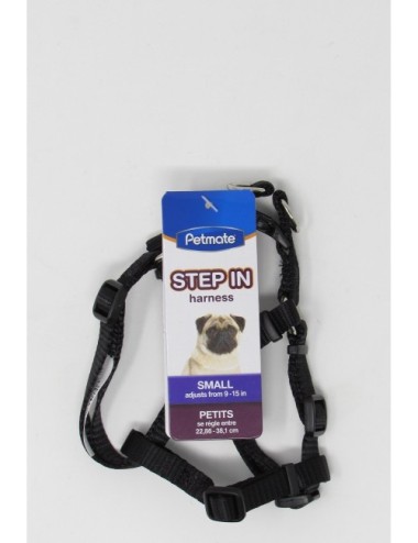 PECHERA PETMATE NYLON AJUST. NEGRO PEQUEÑO REF. 11234