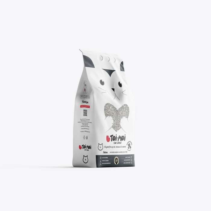 ARENA NATURA -TOI MOI- CARBON ACTIVADO CLUMPING CAT LITTER X 10 LITROS