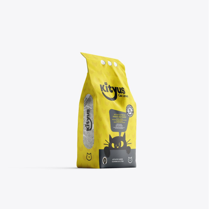 ARENA -KITYUS- CARBON ACTIVADO CLUMPING CAT LITTER X 5 LITROS