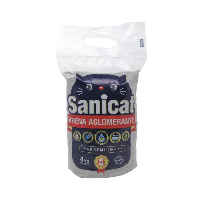 SANICAT ARENA AGLOMERANTE PREMIUM X 4 KILOS