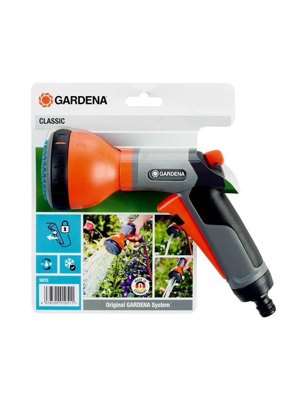 PISTOLA DE RIEGO MULTIUSO CLASSIC -GARDENA- 18313-20