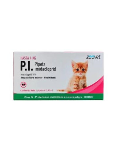 P.I. PIPETA GATOS CACHORROS HASTA 4 KILOS X 1 PIPETA (UNIDAD)