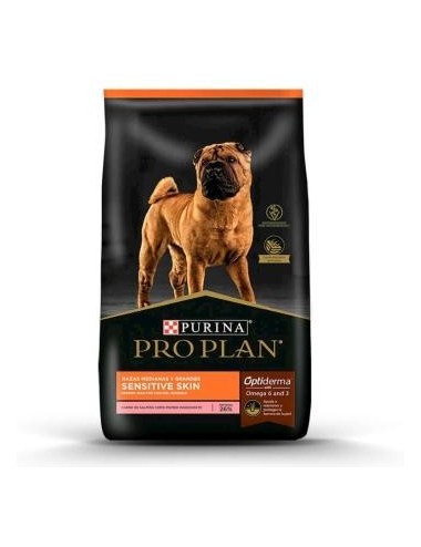 PRO PLAN SENSITIVE SKN M/L 12KG AR