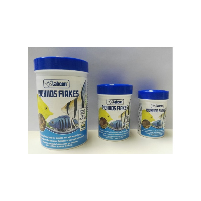 LABCON CICHLIDS FLAKES X 50 GRAMOS