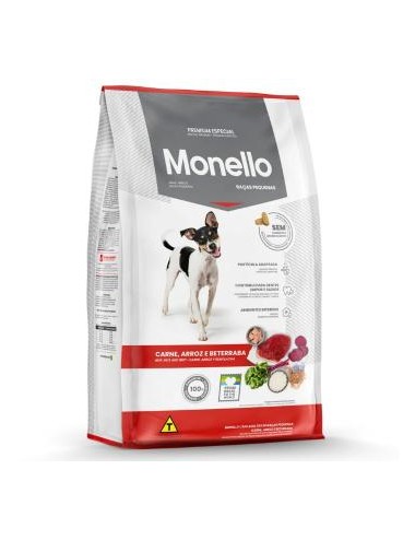 BALANCEADO MONELLO PERRO RAZA PEQUEÑA CARNE X 1KG