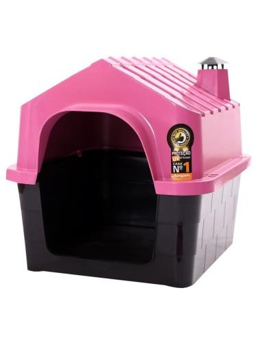 CASITA PARA PERRO -DURAPETS- ROSA N°2 REF.: 10284