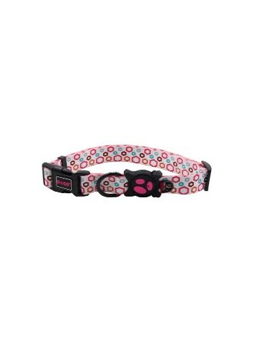 COLLAR DE NYLON DOCO -ESTAMPADO HEXAGONAL- L REF DCL002