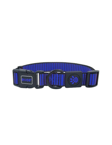 COLLAR DE NYLON DOCO PATTERN -AZUL- L REF DCS008