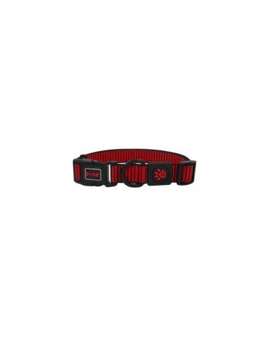 COLLAR DE NYLON DOCO PATTERN -ROJO- M REF DCS008