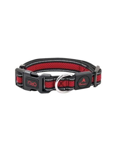 COLLAR DE NYLON DOCO REFLECTIVA -GRANATE- L REF DCA002