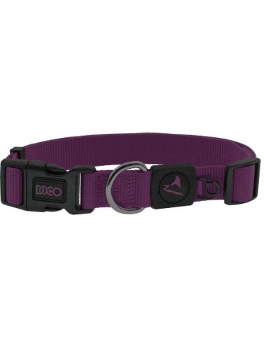 COLLAR DE NYLON DOCO SIGNATURE -LILA- XS REF DCSN002